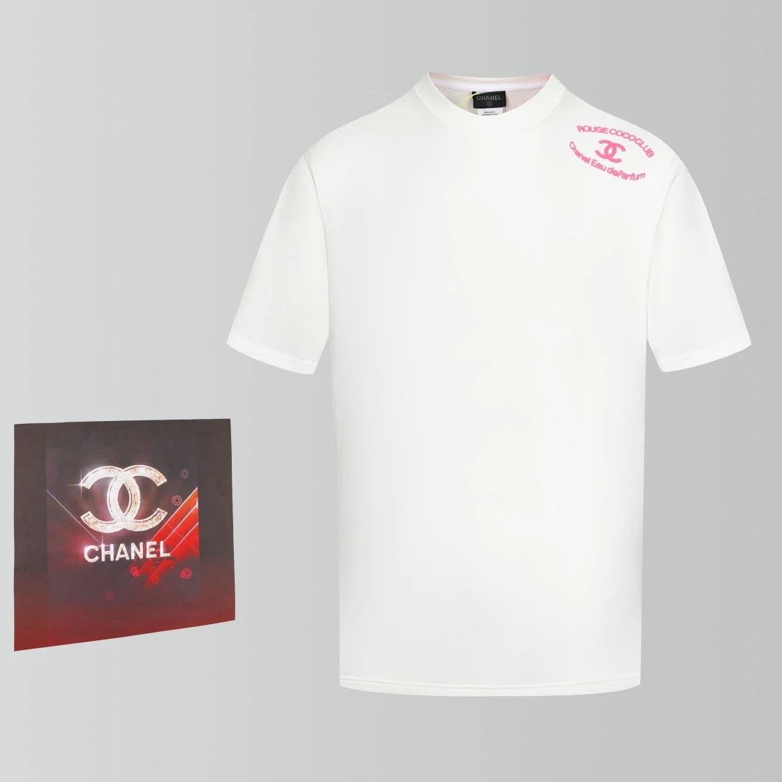 Chanel T-shirt Gift Box Version2024ss Summer Clothing New Letters Latest Series Pattern logo Short Sleeve T The Rhythm of One T-shirt for Each Person!Imported Top Combed Cotton Fabric
