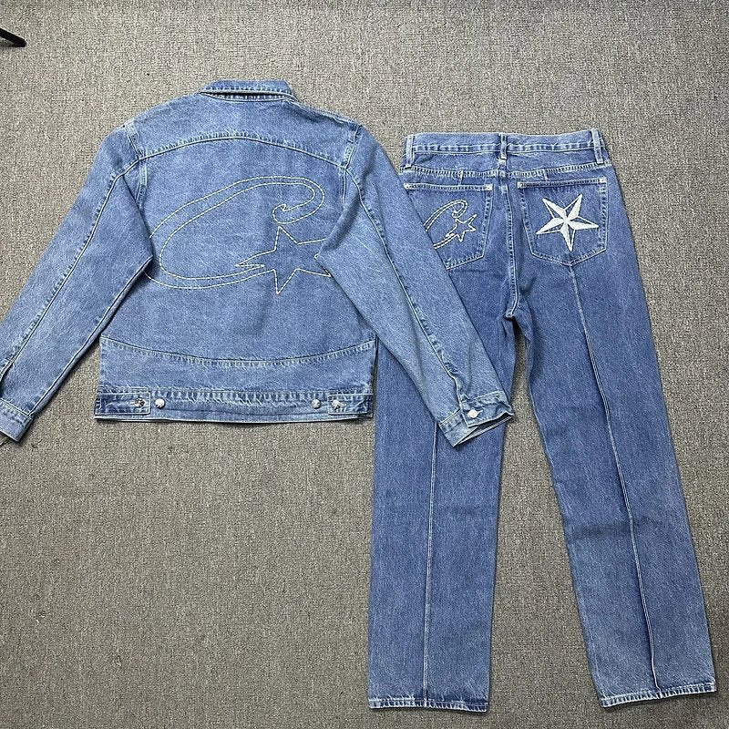 Corteiz Jeans/Overalls Jeans Suit Long Pants Overalls