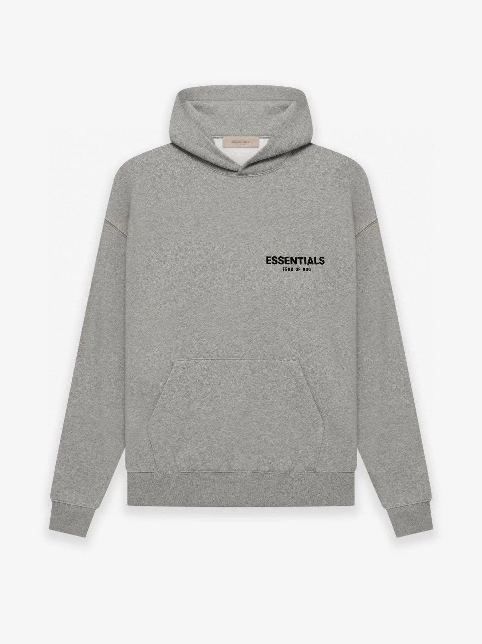ESSENTIALS Hoodie Top Version Season 8 Double Line High Street Flocked Printed Hoodie Sweater Fashion