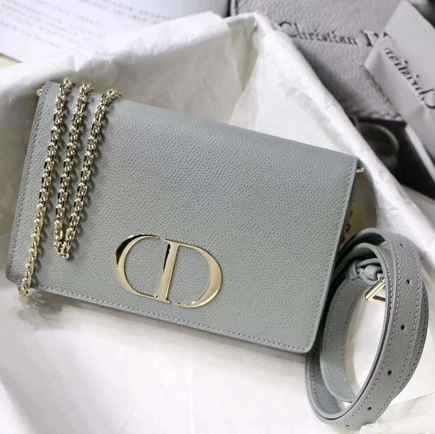Dior Women's Bag Top version 【Version】Montaigne30Series Two-in-One Clutch2086Backpack Crossbody Bag Waist Bag Clutch Women's Bag