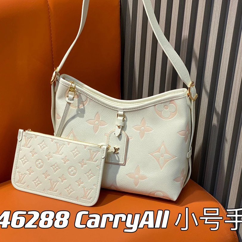 Louis Vuitton LV Women's Bag Top version Cream Blue Taro Purple Light Pink Tote Bag Handbag Underarm Bag Shoulder Handbag Women's Bag Medium Handbag Black Denim Denim Tote Bag