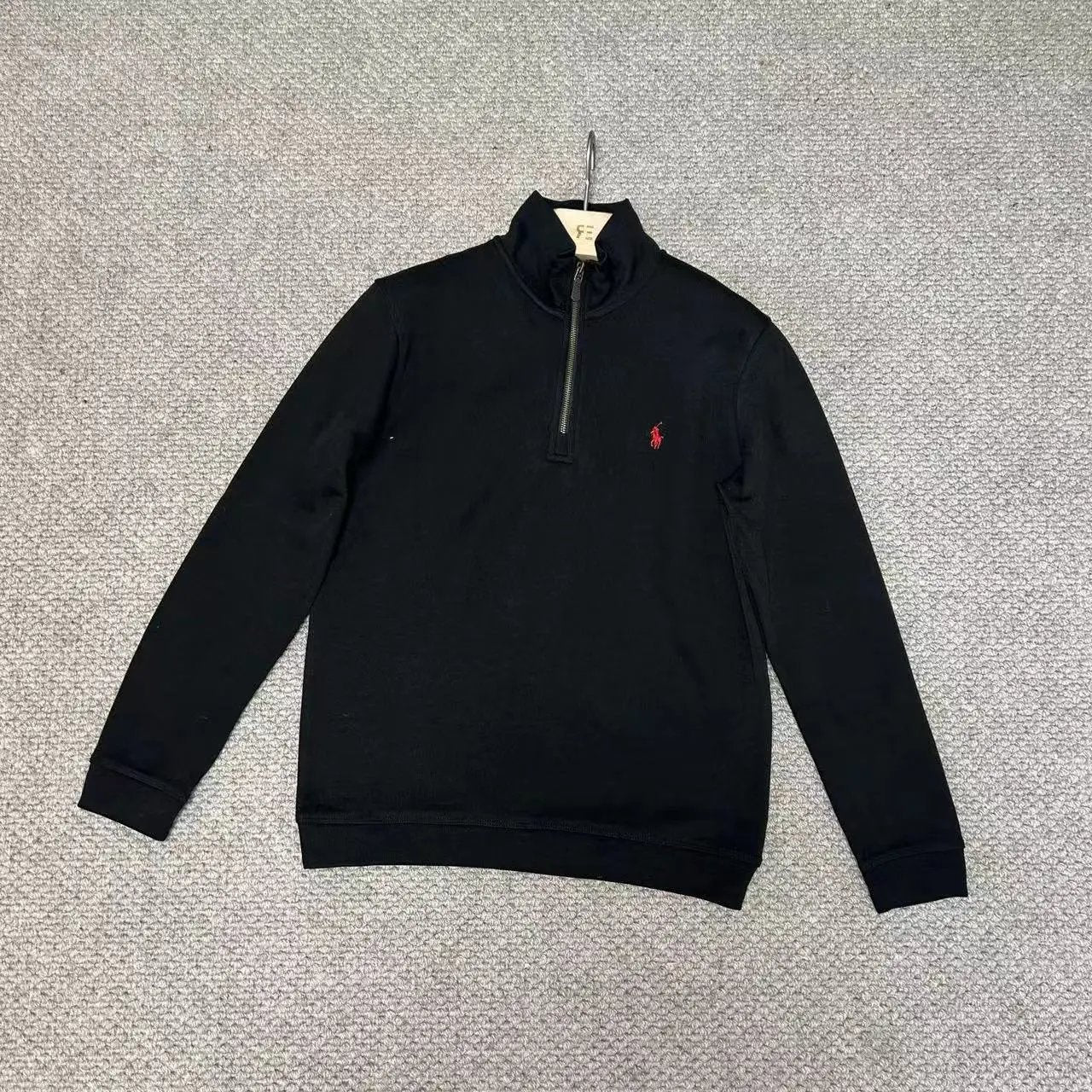 Ralph Lauren Hoodie Embroidered Half Zipper Sweater Long Sleeve Sweater
