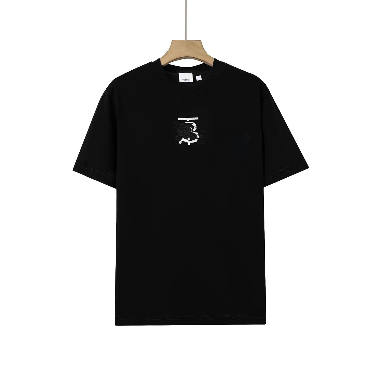 Burberry T-shirt Chest TB Letter Embroidery logo round Neck Short Sleeve25ss New pure cotton T Unisex T-Shirt OS Drop Shoulder Loose Fit Base Shirt Top T-Shirt Short Sleeve