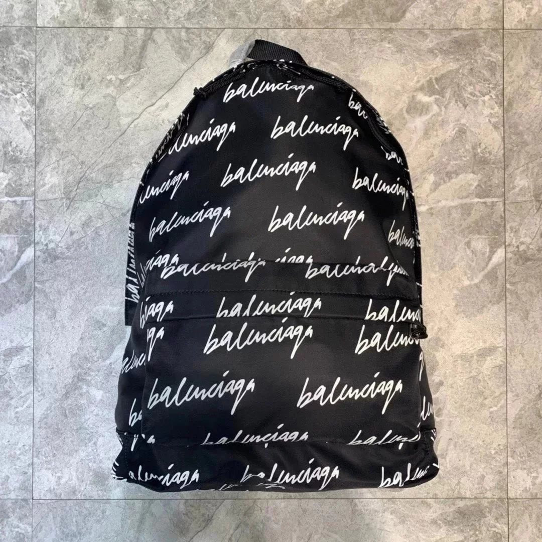 Balenciaga Bag Top version 【**Original Factory】New Backpack Waterproof Cloth Leisure Backpack Men Backpack Women Backpack Sports Bag Travel Bag Men's and Women's Bags Luggage Bag Nylon Cloth Leisure Backpack School Bag