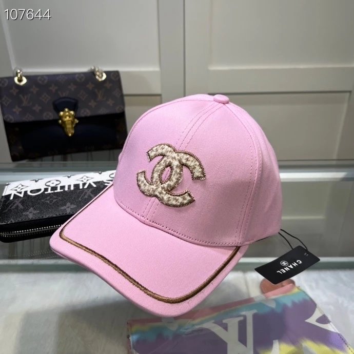 Chanel Hat High Quality New Peaked Cap New Simple Embroidery logo Baseball Cap,New Shipment,Big Brand's Same Style Super Easy to Match,Hurry up and Buy It!