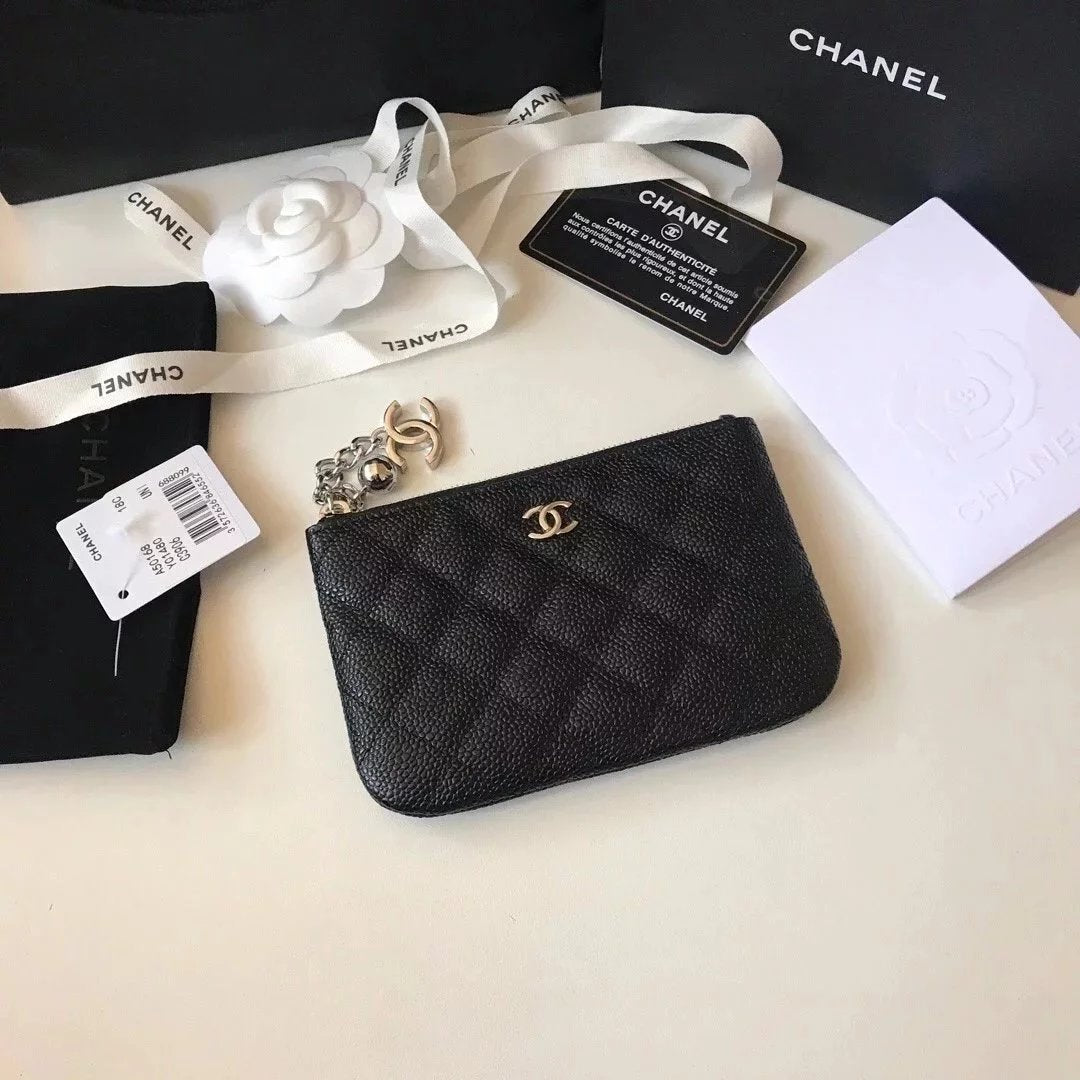 Chanel Wallet Top version 【Original Leather】Pendant Coin Purse Model Number A50168**Leather Hardware,Diamond Pattern.Original Order Quality Full Package!Size14*10*1.
