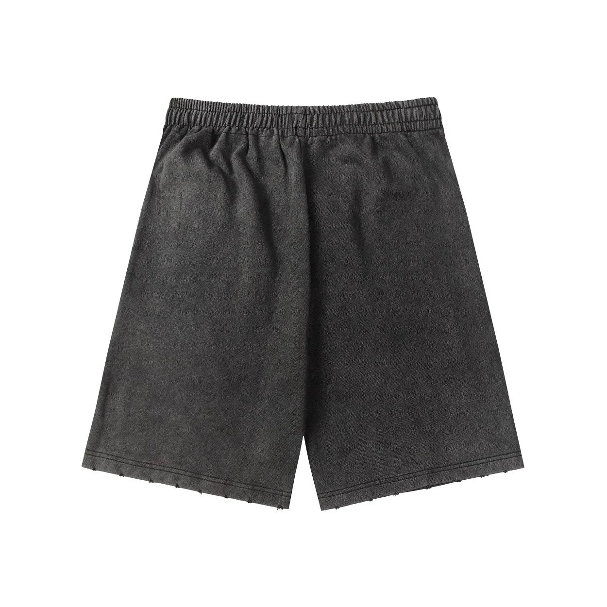 Balenciaga Shorts Vintage Loop Wave Embroidered Shorts Five-Point Drawstring Heavy American Casual Summer Pants5Two-in-One Casual Sweatpants for Men and Women