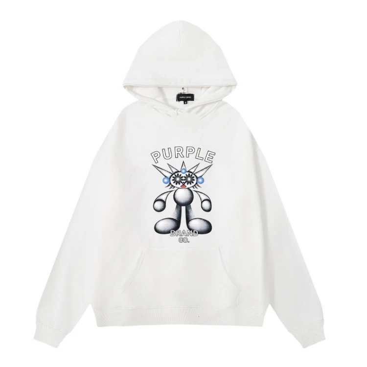 Purple Brand Hoodie Hooded Sweater Fashionablesweatshirt-SQ002