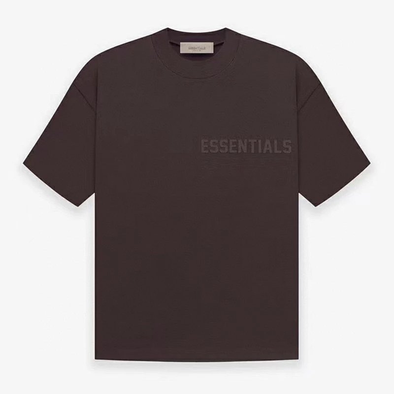 ESSENTIALS T-shirt Top Version Double Line American Fashion Brand Pure Cotton Couple Short Sleeve T T-shirt Baby Boy and Girl Summer