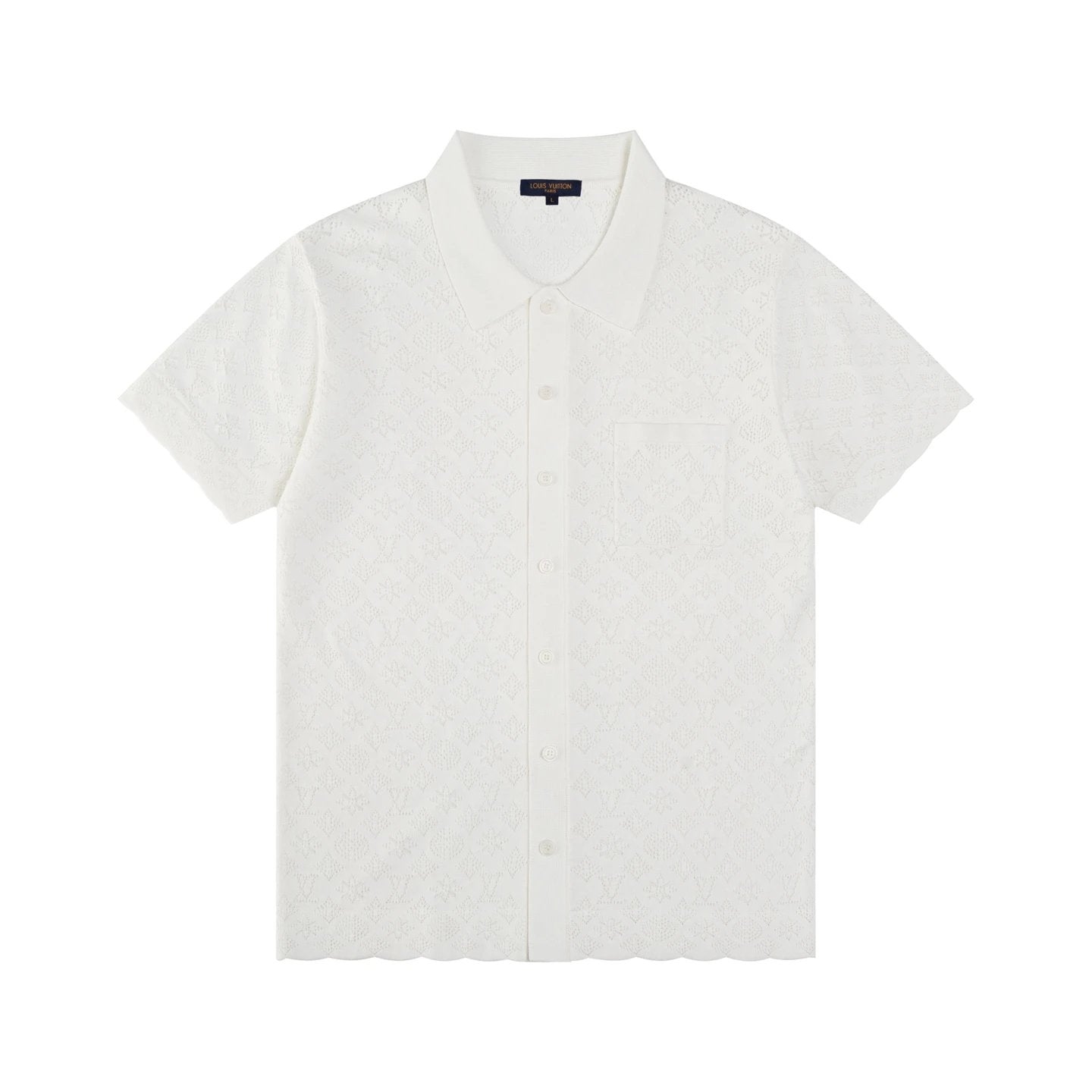 Louis Vuitton LV T-shirt Full-body Old Flower Letter Checkerboard Pattern logo Knitting POLO Shirt Lapel Short Sleeve25ss New Unisex Summer Loose Short Sleeve T Business Commuter Short Sleeve Shirt Plus Size T-Shirt