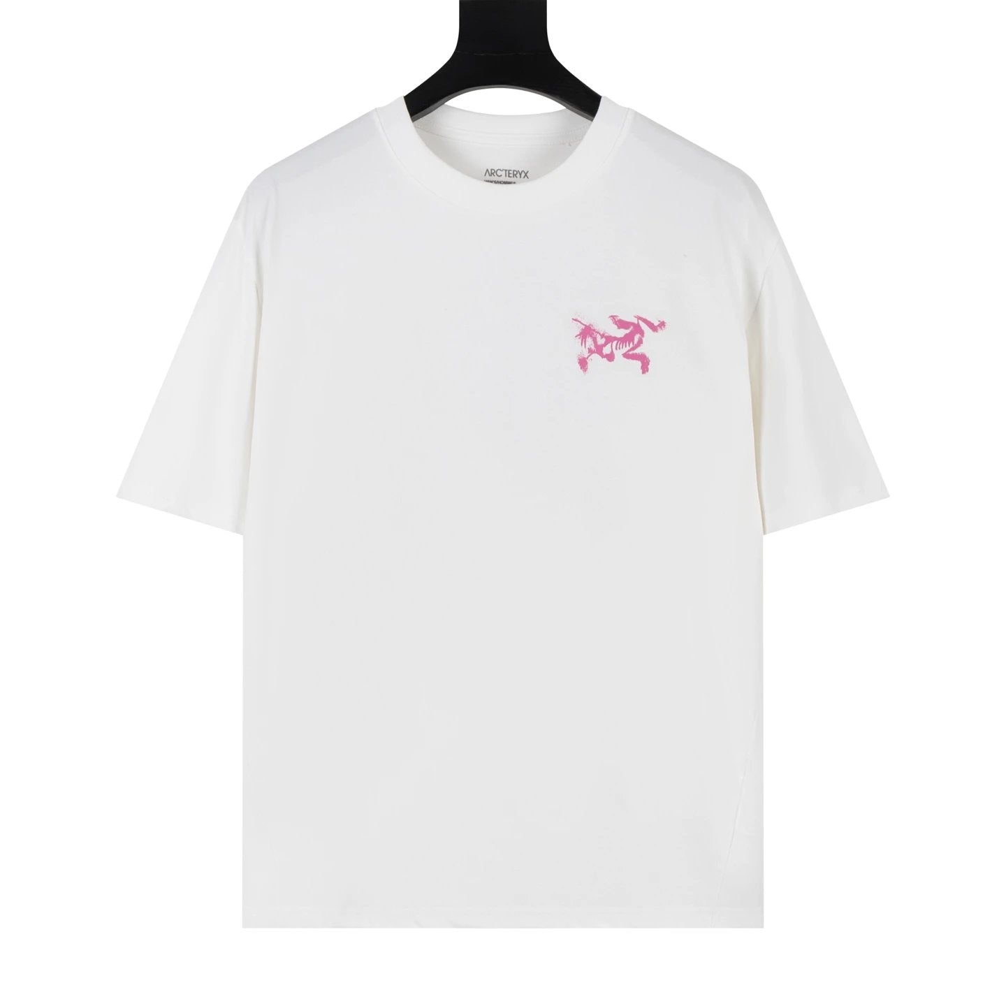 Arc'teryx T-shirt Back with Nine-Grid Pattern Print logo round Neck Short Sleeve25ss New pure cotton T Unisex T-Shirt OS Loose Fit Base Shirt Top Half Sleeve T-Shirt