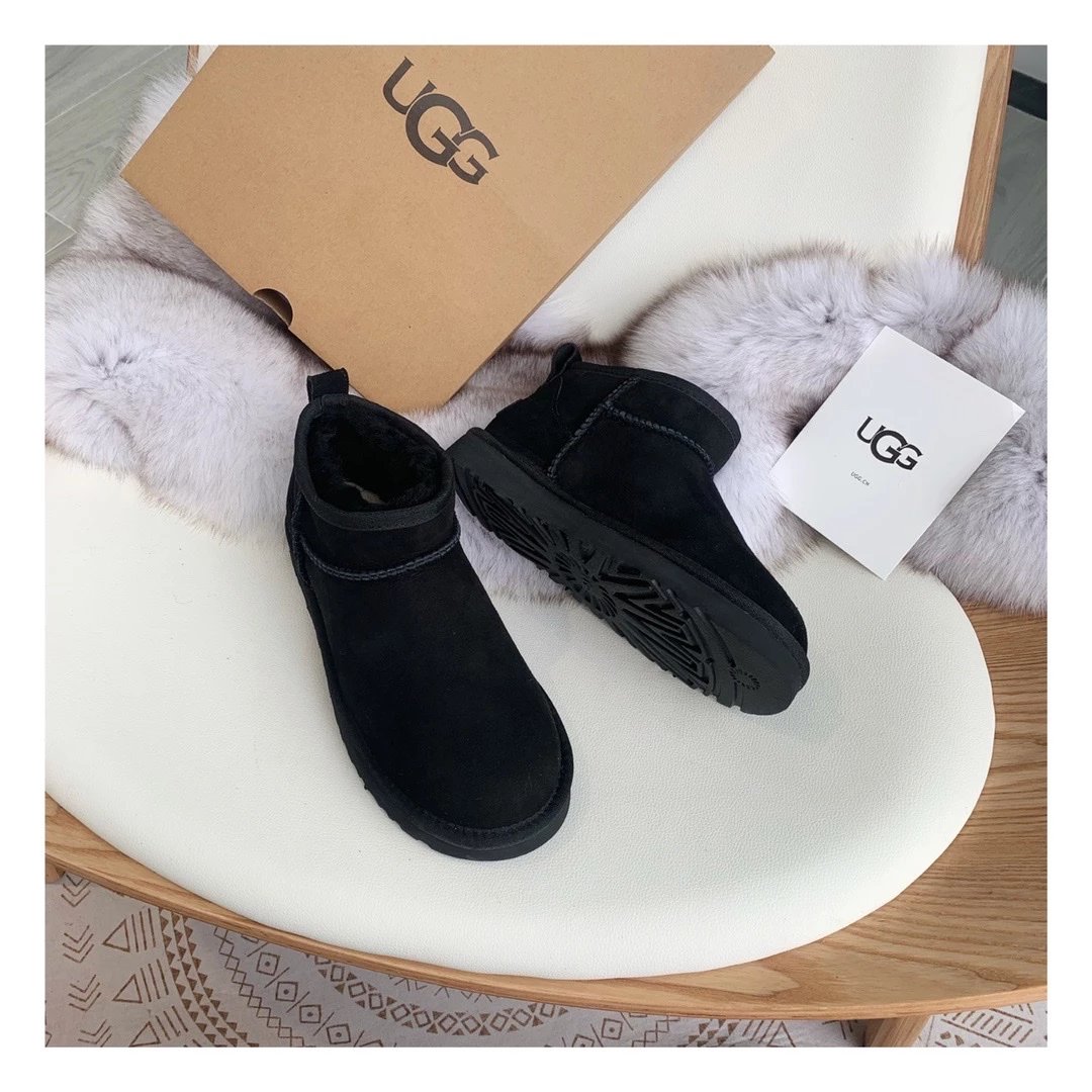 UGG Snow boots Shoes Fashion Classic Ankle Boots Combination Longfeng Fur