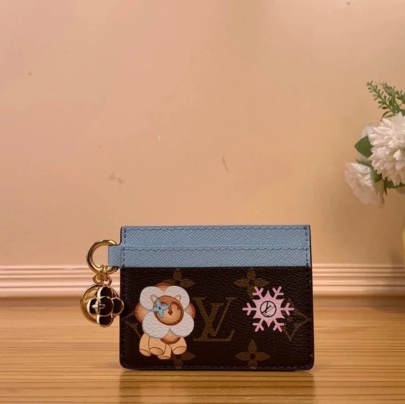 Louis Vuitton LV Wallets/Clutches Top version 【Premium Version Original Leather】24Christmas New Wallet Full Series Christmas Style Coin Purse Key Case Card Holder Card Clamp Long Wallet Short Wallet Zipper Card Holder Passport Case Chain Small Mahjong Bag