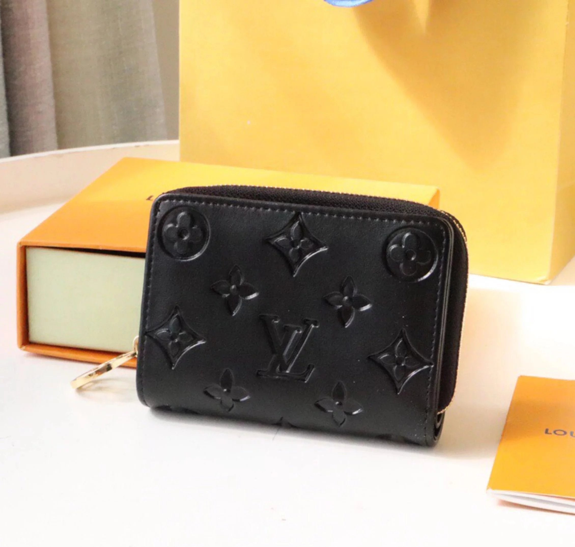 Louis Vuitton LV Wallets/Clutches Top version Original New Women's Coin Purse Series Wallet Short Wallet