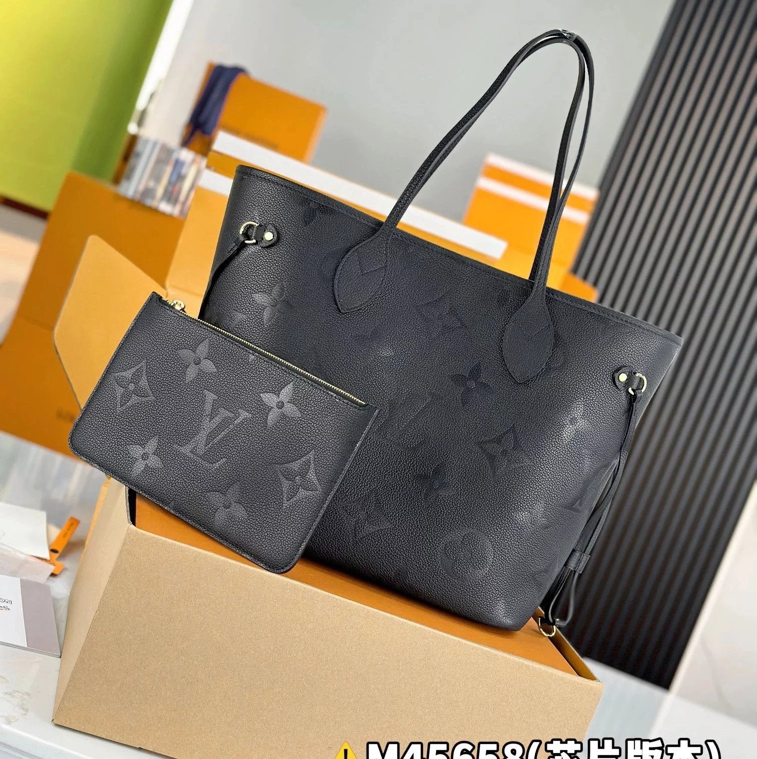 Louis Vuitton LV Women's Bag Top version MB Duty Free Premium Original Leather New Cowhide NEVERFULL Son Mother Tote Shopping Bag Shoulder Bag Handbag Presbyopic Mother and Child Bag M46649M21579M58907