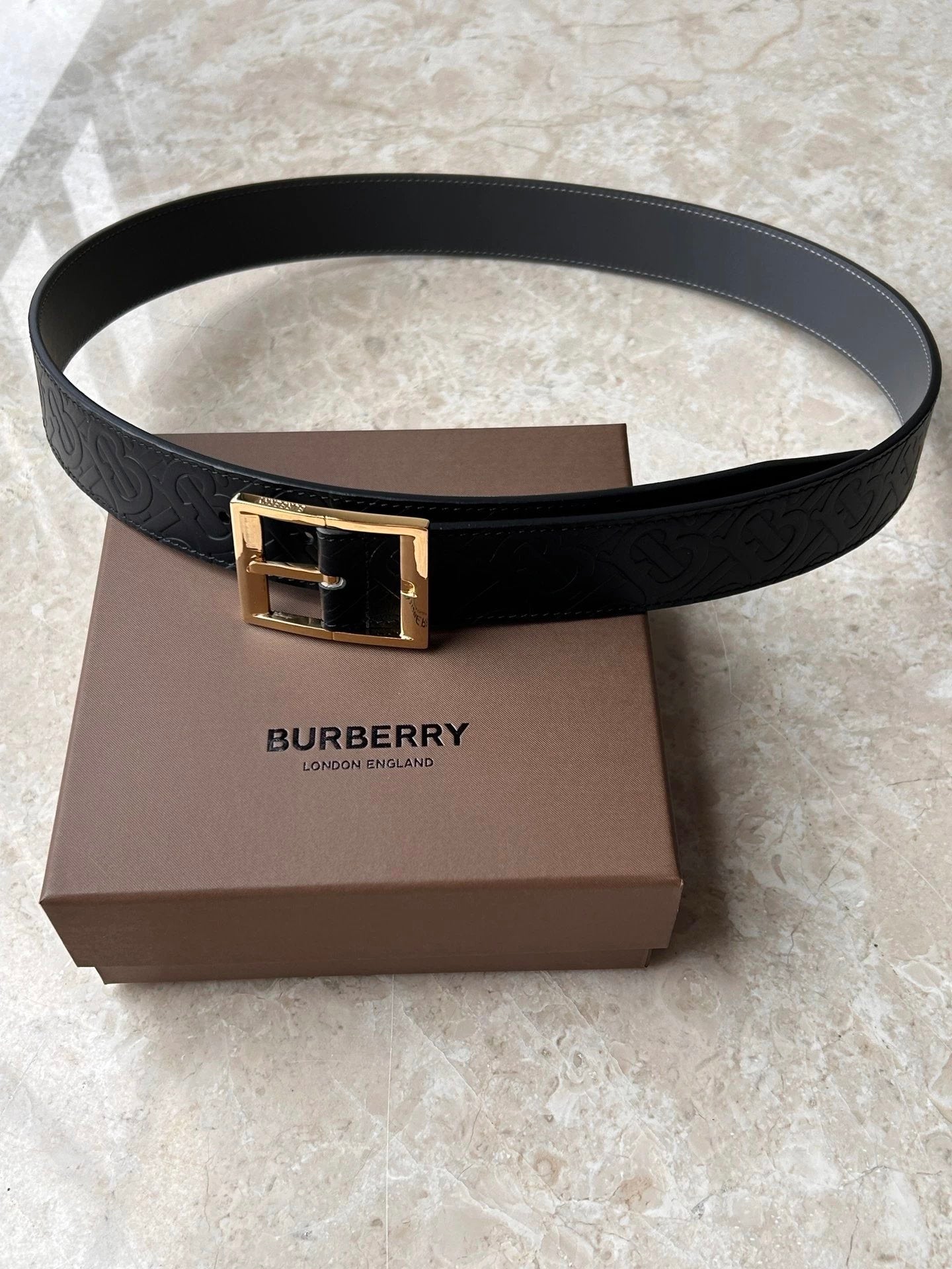 Burberry Belt Top version 【Level Surrogate Shopping】Genuine Cattlehide Leather Surface Belt Babao Boys Belt Italian Original Leather Double-Sided Dual-Use Size3.5cm Hardware Furnace Hardware B Home Belt Men's and Women's Business Casual Belt Belt Men's Hi
