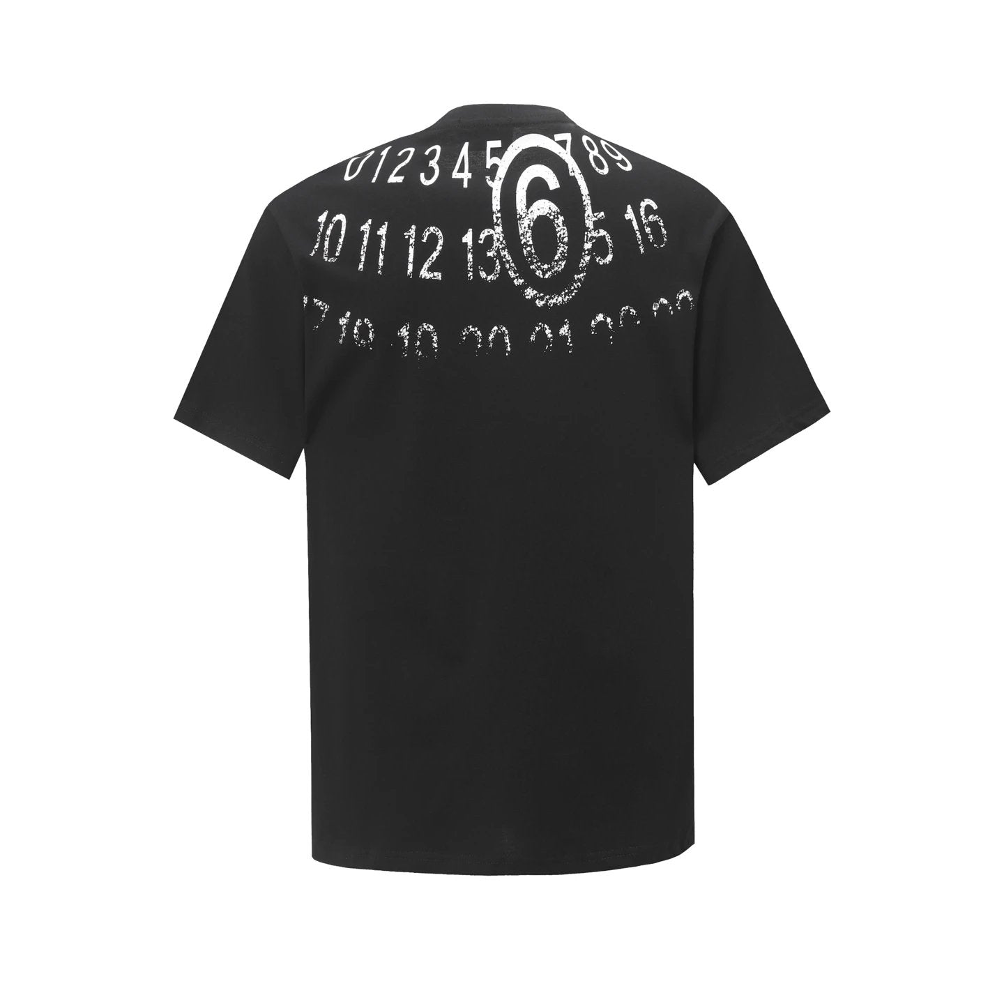 Maison Margiela T-shirt Backside Number Print logo round Neck Short Sleeve25ss New Pure Cotton Unisex Style T T-shirt OS Loose Fit Base Shirt Top Half Sleeve T-Shirt