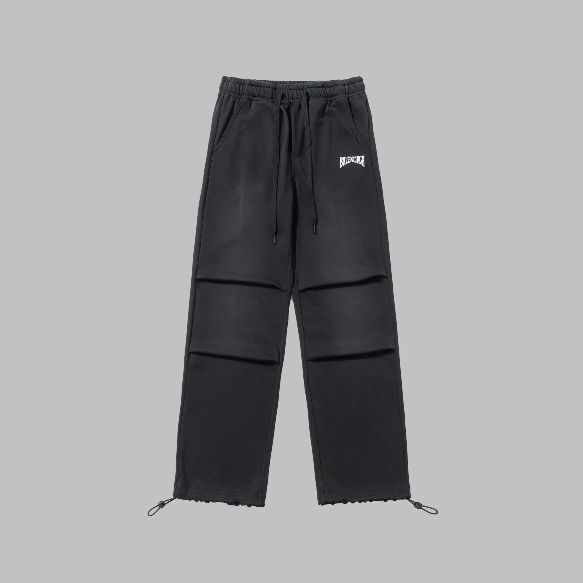 Balenciaga Sweatpants Hand-drawn Letter Pattern Drawstring Straight-leg Sweatpants Unisex