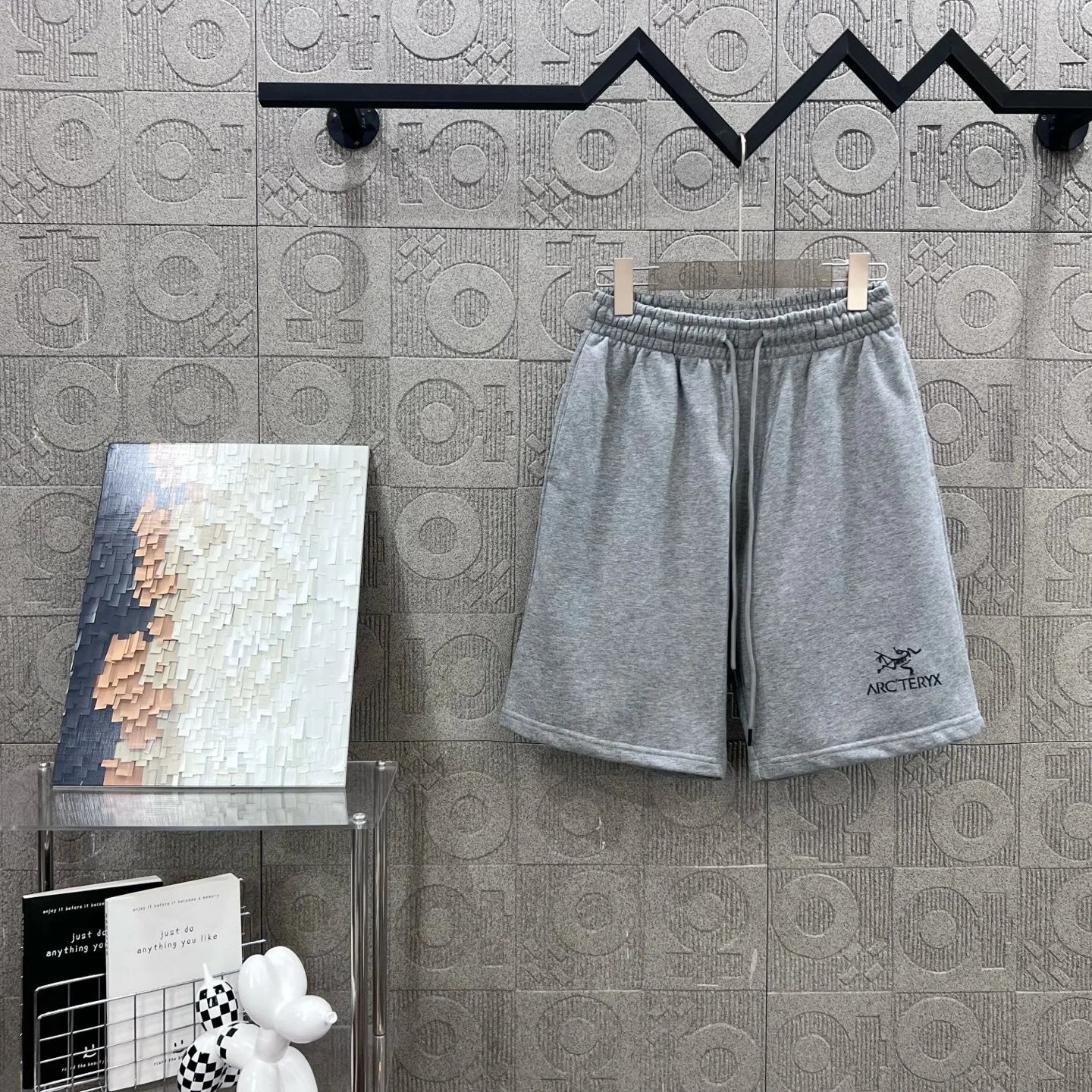 Arc'teryx Shorts Former Brand Letter Pattern Print logo Five-point Shorts25ss New Drawstring Casual Pants for Men and Women, Summer Style5Two-in-One Casual Sweatpants Pure Cotton Joggers