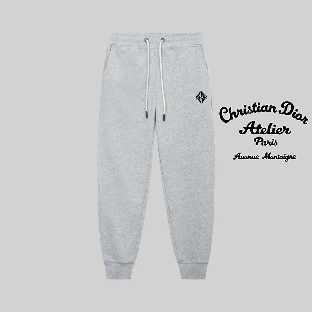 Dior Sweatpants Slim Fit Line Logo Logo Jogger Sweatpants Unisex Winter New Long Pants