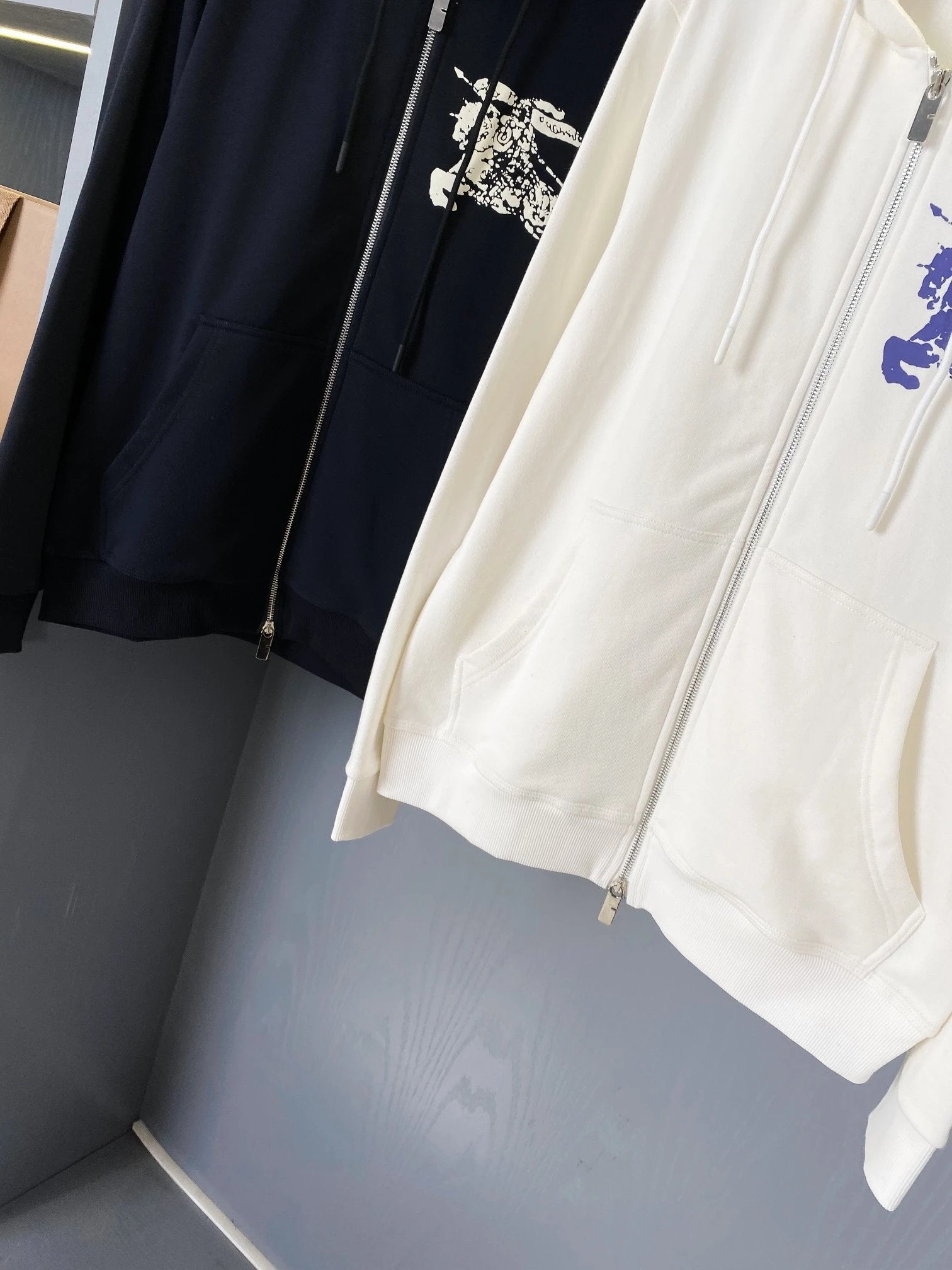 Burberry Hoodie Cotton Zipper Hoodie Sweatshirt Unisex Jacket Autumn Winter New Arrival