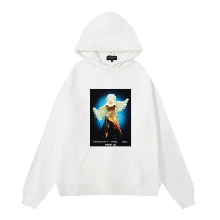 Purple Brand Hoodie Hooded Sweater Fashionablesweatshirt-SQ002