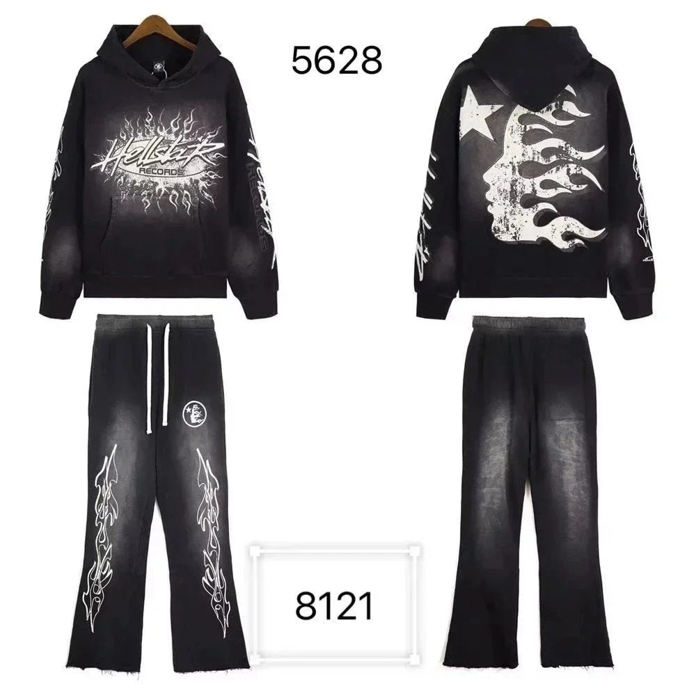 Hellstar Hoodie Leisure Fashion Sweater Suit K3-0386
