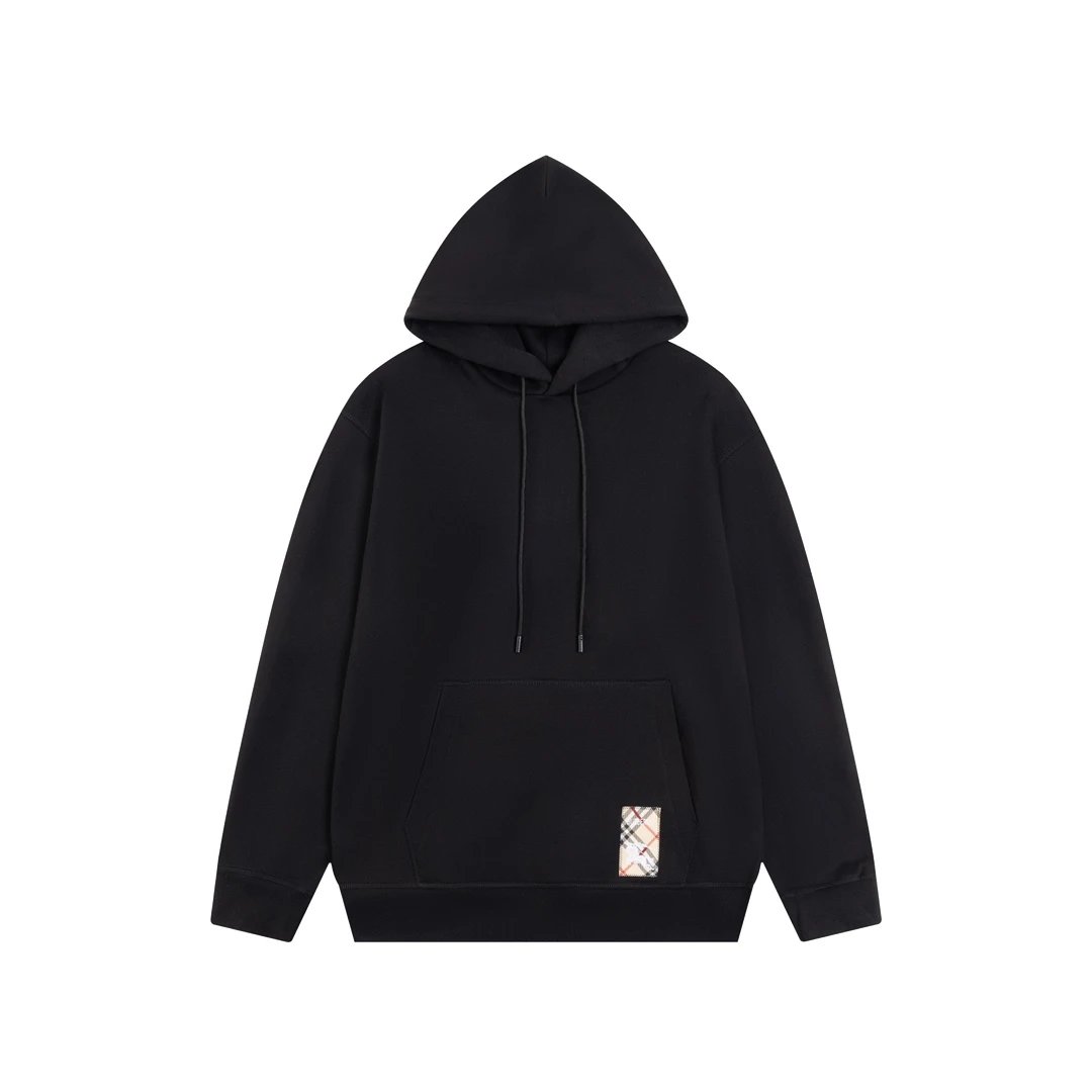 Burberry Hoodie Micro Standard logo Hooded Sweatshirt Jacket Hoodie Top Unisex Sports Casual OS Loose fit versatile style