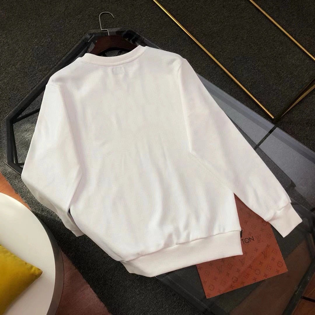 Evisu Hoodie Top Version Counter Same Style Sweatershirt Men's Clothing Autumn and Winter New Classic LOGO Embroidered Crew Neck Long Sleeve Fashion