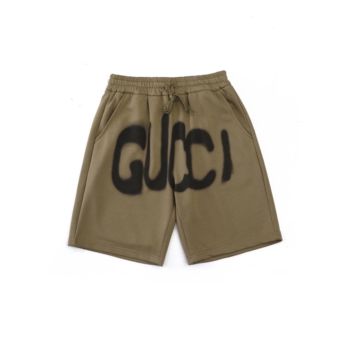 Balenciaga Shorts Front Body Letter Print logo Five-point Shorts25ss New Drawstring Casual5Two-Piece Casual Sweatpants Summer Pants Unisex Pure Cotton Sweatpants