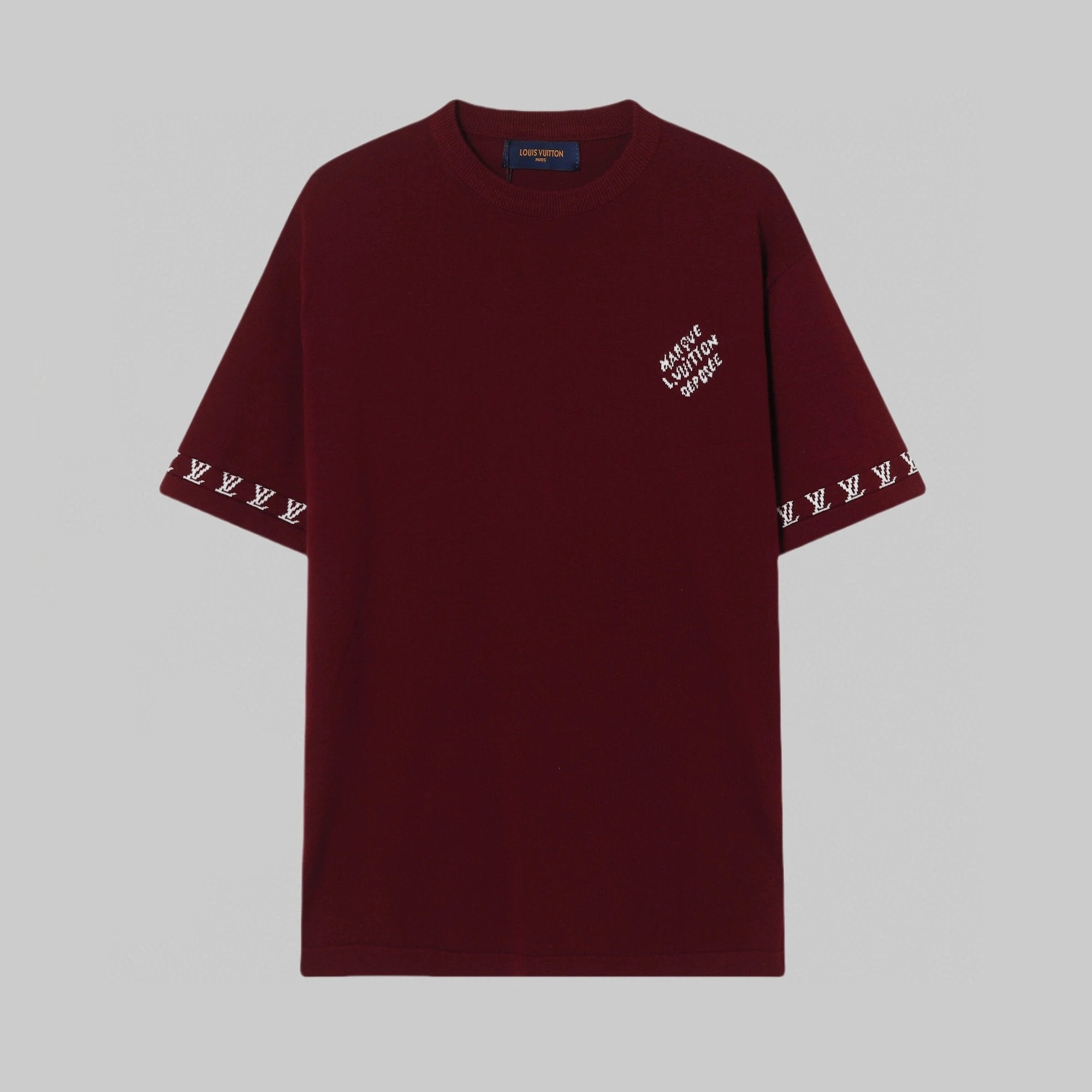 Louis Vuitton LV T-shirt Classic Letter Logo on the Chest logo round Neck Short Sleeve25ss New Pure Cotton Unisex Style T T-shirt OS Loose Fit Base Shirt Top Half Sleeve T-Shirt