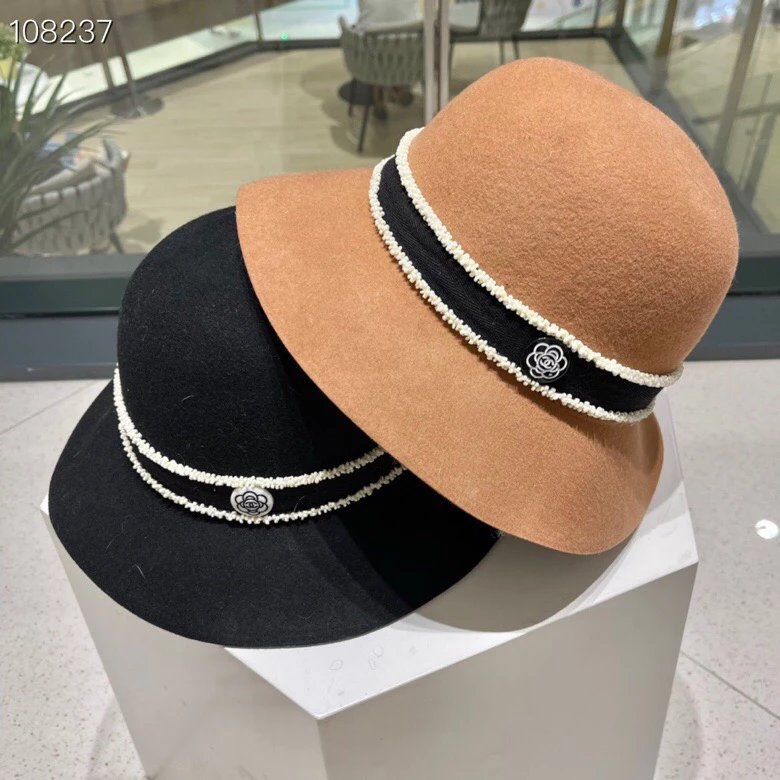 Chanel Hat Autumn and Winter New Camellia Hat,100%%Wool lining,Wool top hat,Socialite style,Head Circumference57cm