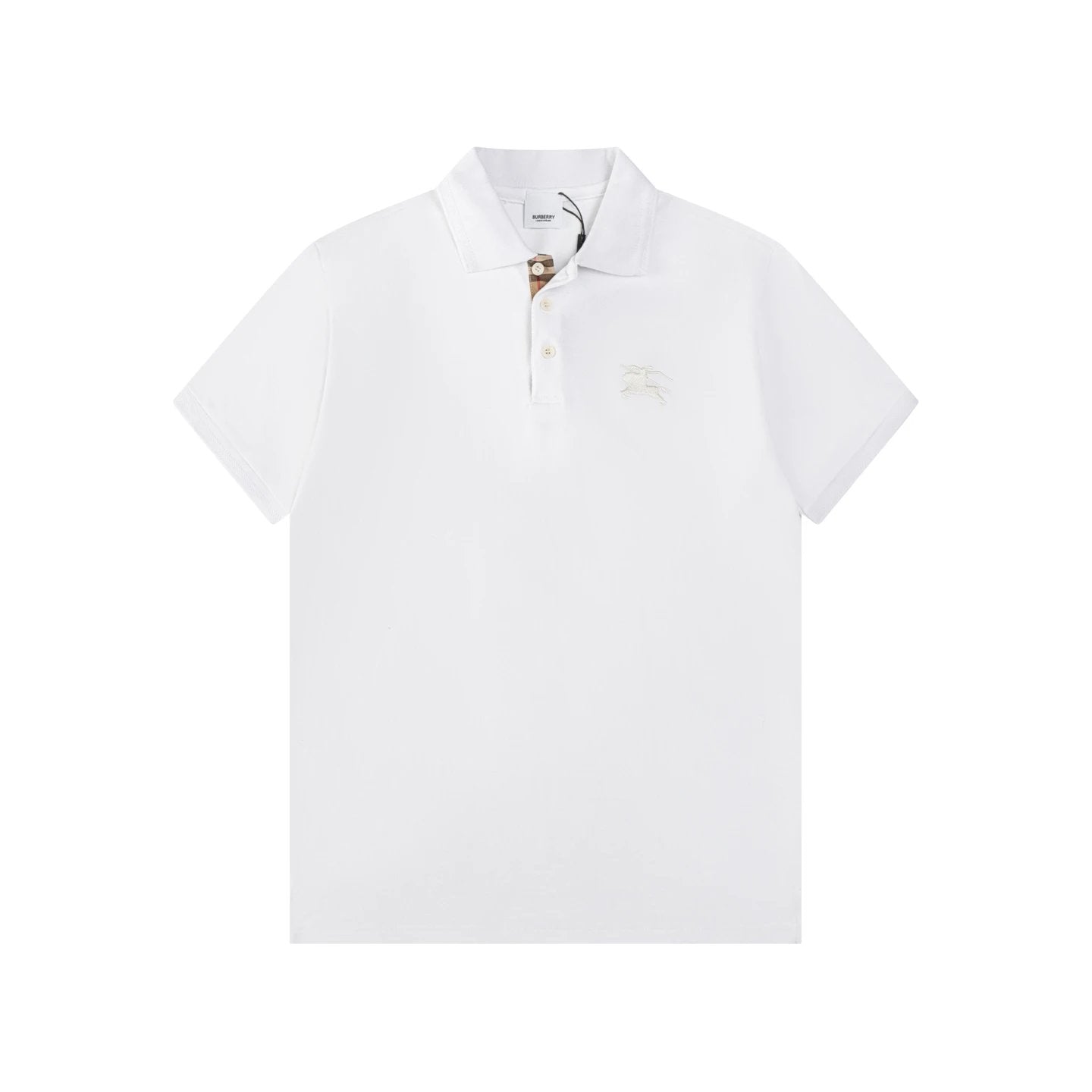 Burberry T-shirt Chest logo Embroidery polo Turn-down Collar Short Sleeve Business Casual Versatile Unisex b Home T T-shirt Half Sleeve