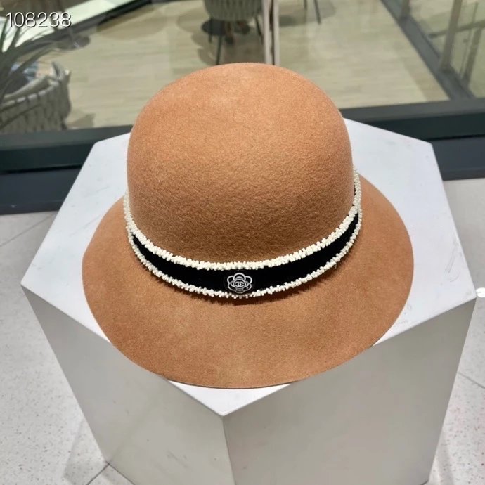 Chanel Hat Autumn and Winter New Camellia Hat,100%%Wool lining,Wool top hat,Socialite style,Head Circumference57cm