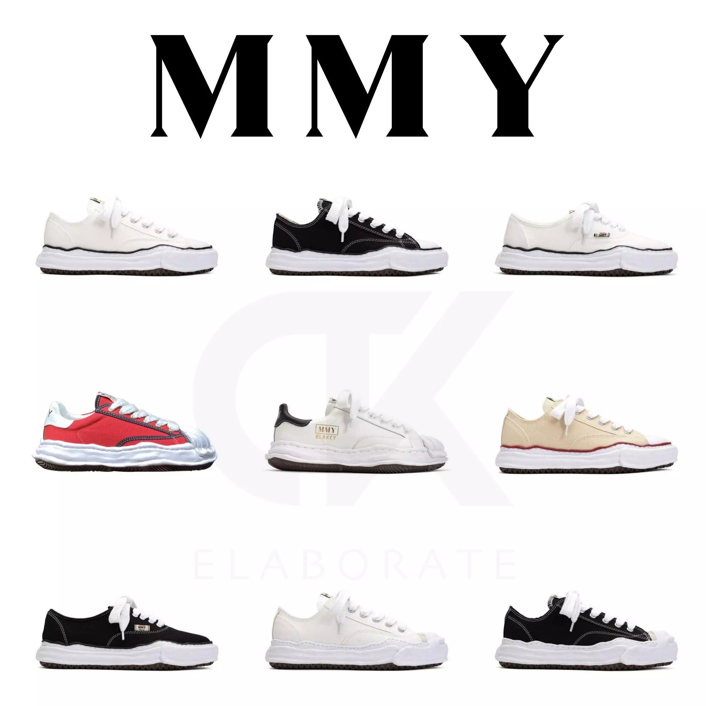 MMY/Maison Minara Yasuhiro shoes Fashion Trendy Brand Sneaker Men's and Women's Casual Shoes Running Shoes