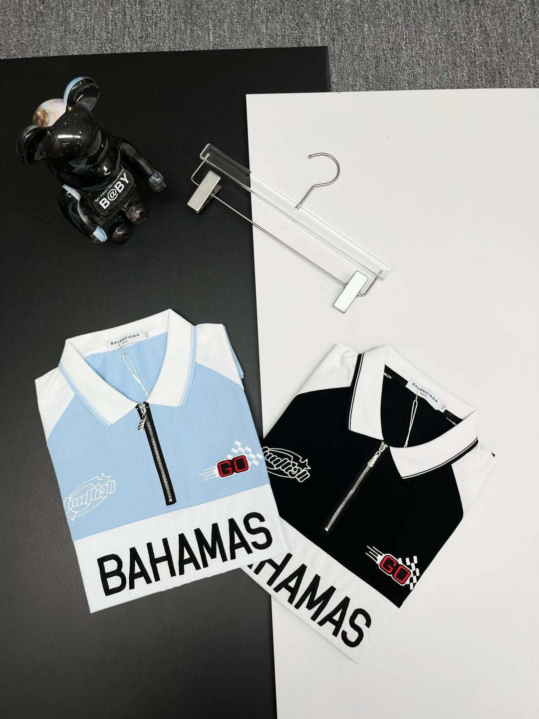 Balenciaga T-shirt Chest Letters logo Embroidery POLO Shirt Lapel Short Sleeve25ss New Unisex Summer Loose Short Sleeve T Business Commuter Short Sleeve Shirt Plus Size T-Shirt