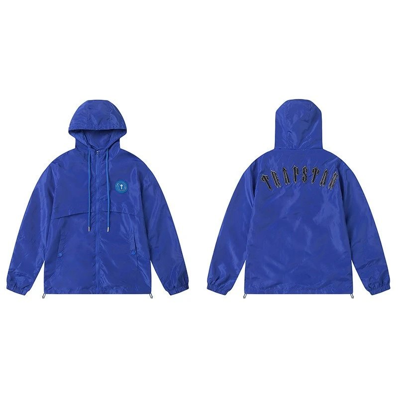 Trapstar jackets Autumn and Winter American Letter Embroidered Windbreaker Shell Jacket Men and Women Casual Jacket Coat Tide