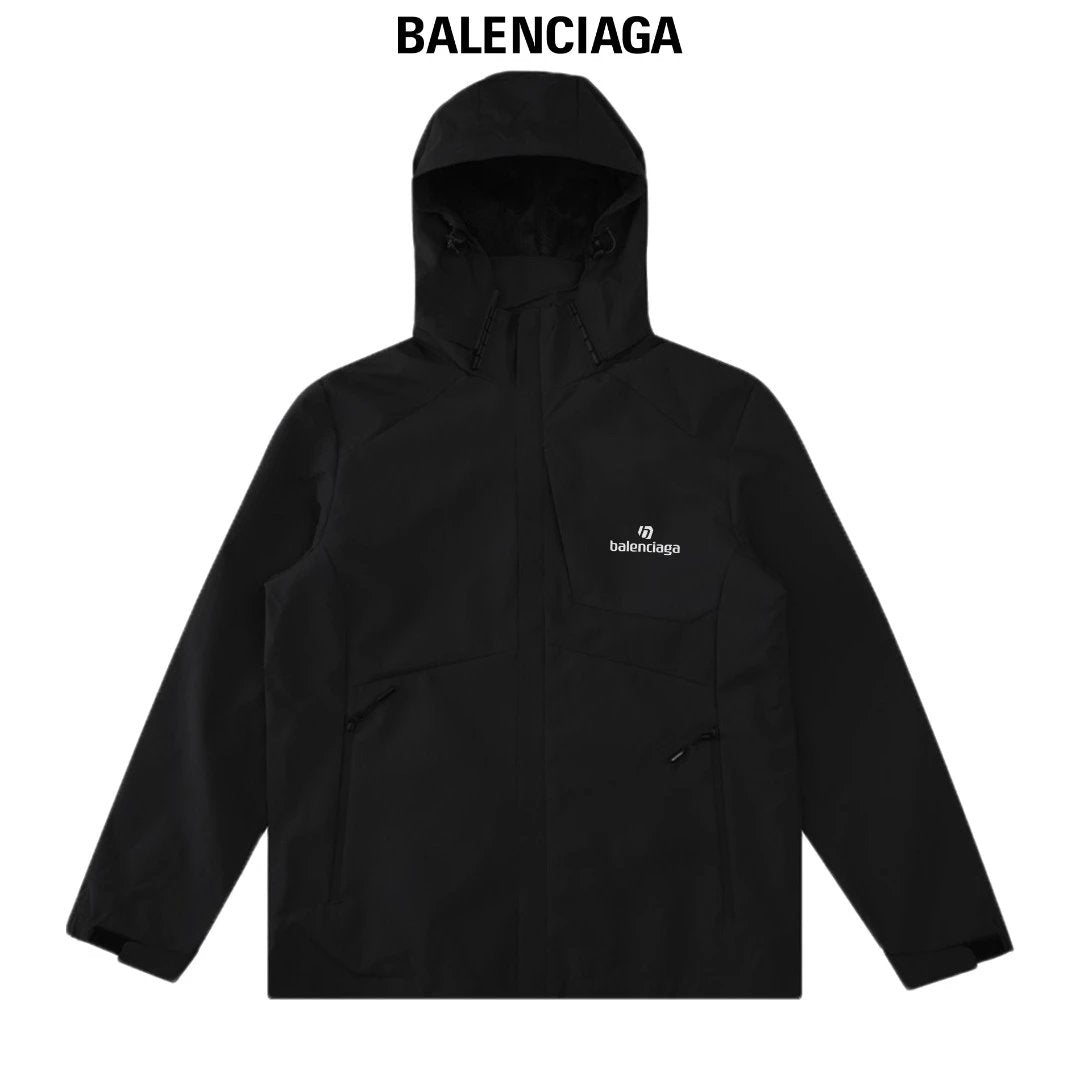 Balenciaga Jackets Windproof Waterproof Outdoor Sports Casual Loose Fit Versatile Jacket Unisex