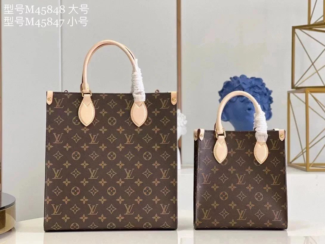 Louis Vuitton LV briefcase Top version **Original Classic Medieval Series Music Scores Bag tote Bag Tote Bag Shoulder Crossbody Handbag Briefcase with Shoulder Strap SACPIAT Handbag Men's and Women's Bags Universal Large M45858miniM45847