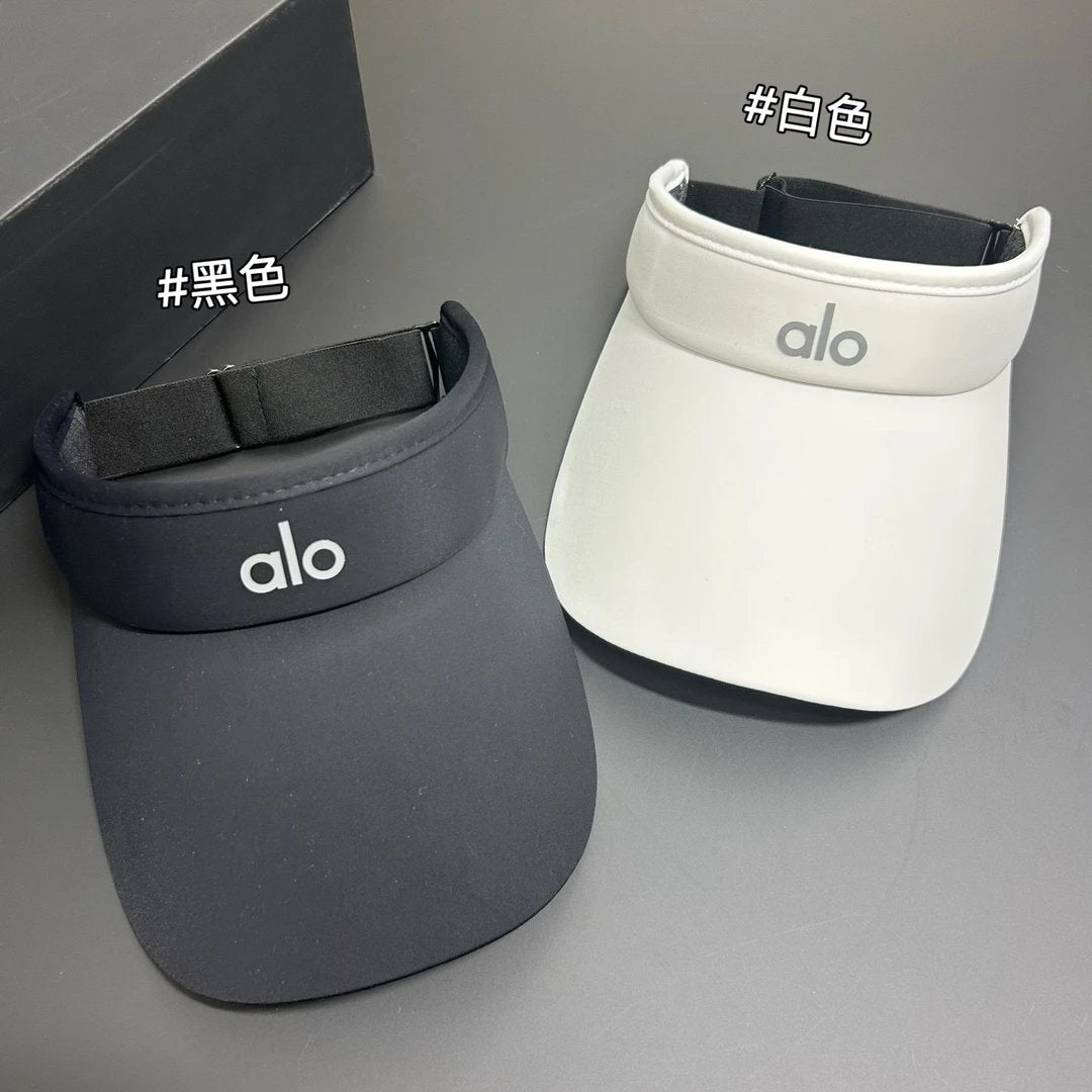 Alo Yoga Hat Classic Letters logo Baseball Cap Sunshade Sun Protection Duckbill Cap Slimming Face Curved Brim Versatile Large Head Circumference Sports Hat Unisex Couple Style