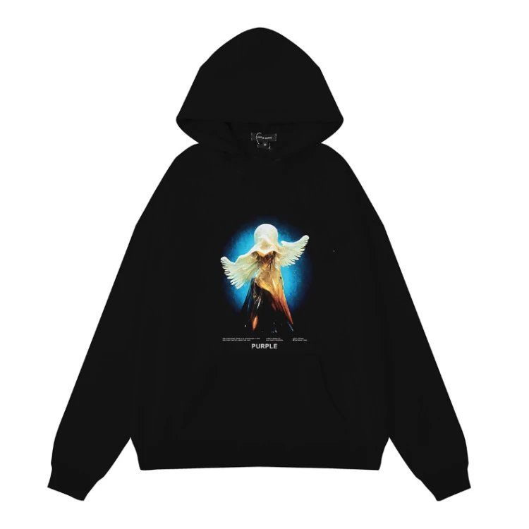 Purple Brand Hoodie Hooded Sweater Fashionablesweatshirt-SQ002
