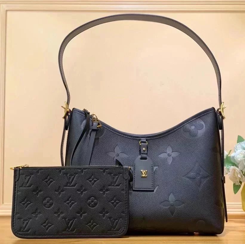 Louis Vuitton LV Women's Bag Top version Cream Blue Taro Purple Light Pink Tote Bag Handbag Underarm Bag Shoulder Handbag Women's Bag Medium Handbag Black Denim Denim Tote Bag