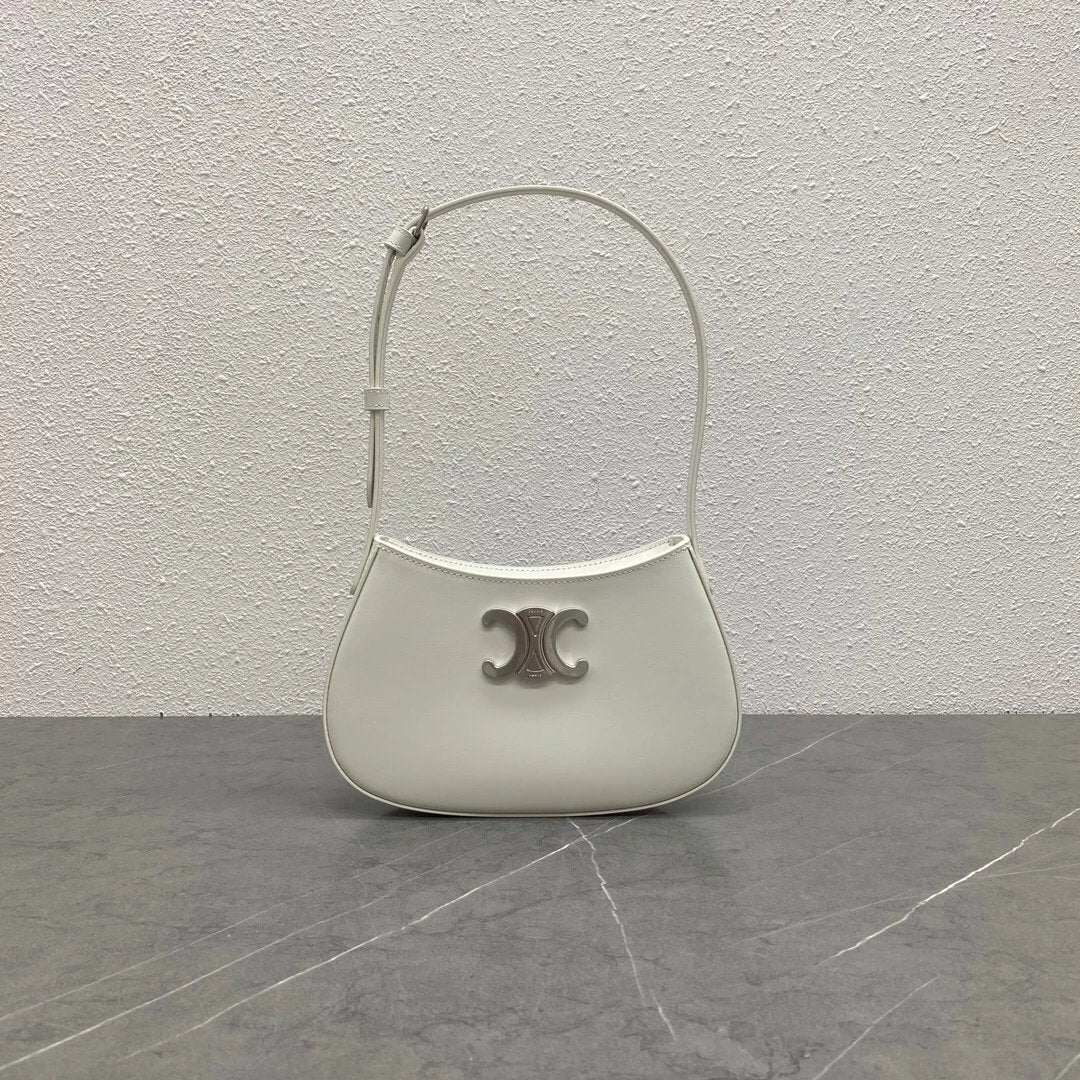 Celine women's bag Top version 【Original Genuine Goods Leather】New2024New Year Limited New TILLY Handbag Arc De Triomphe hobo Underarm bag Tilly Underarm Bag Backpack Shoulder Bag115703