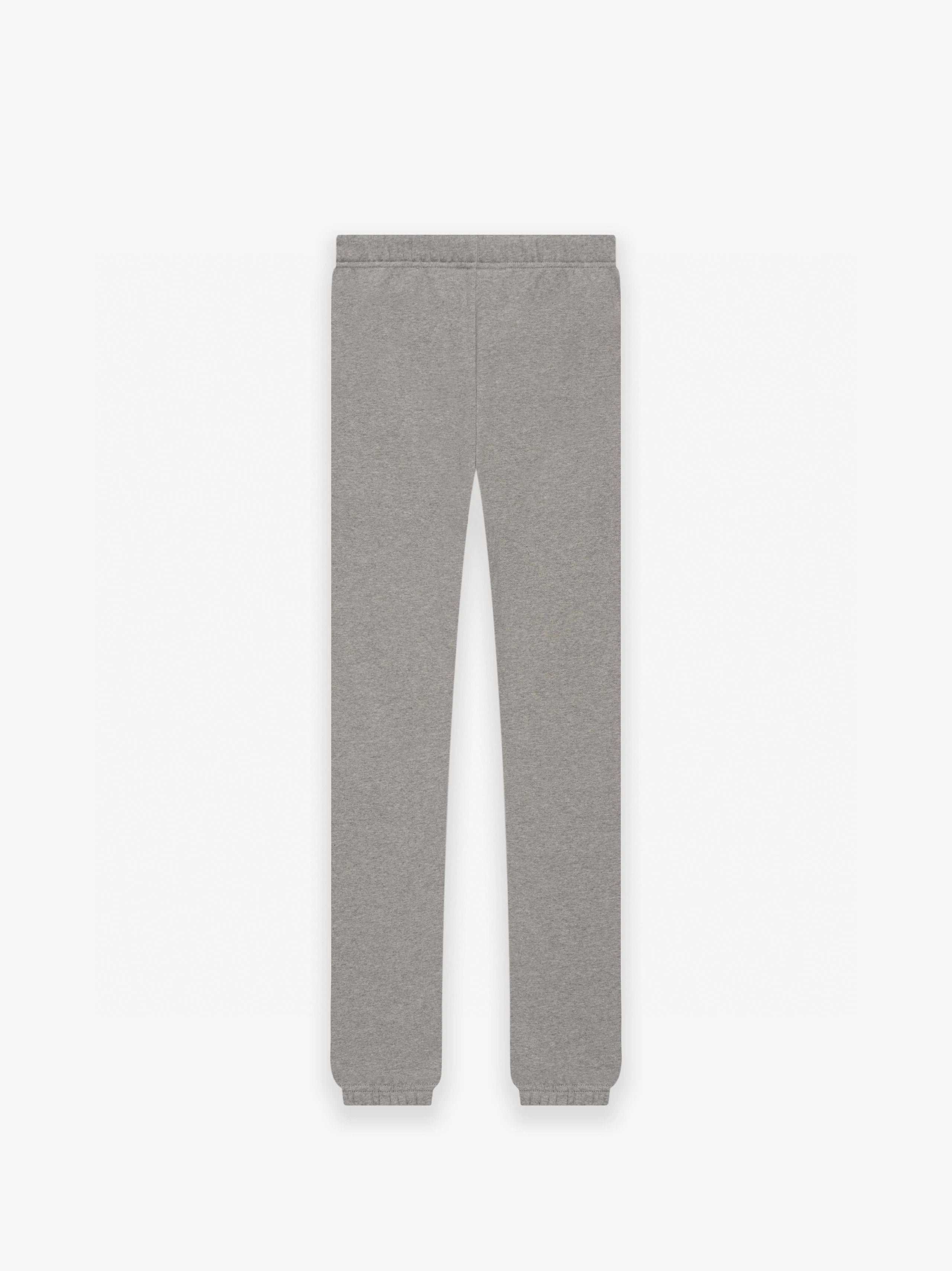 ESSENTIALS Sweatpants Top Version Double Line Flocked Printed Straight-Leg Trousers Drawstring Leisure Wide Mouth Pants