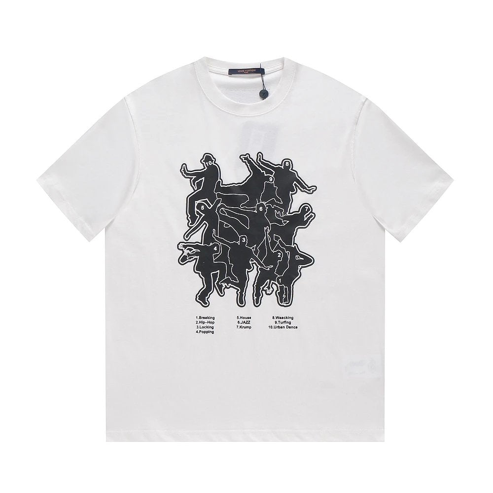 Balenciaga T-shirt Frontband Direct Injection Print logo round Neck Short Sleeve25ss New Pure Cotton Unisex Style T T-shirt OS Loose Fit Base Shirt Top Half Sleeve T-Shirt