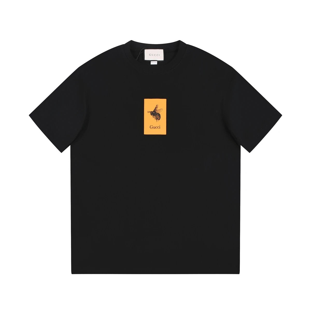 Gucci T-shirt Chest Small Bee Print logo round Neck Short Sleeve25ss New Pure Cotton Unisex Style T T-shirt OS Loose Fit Base Shirt Top Half Sleeve T-Shirt