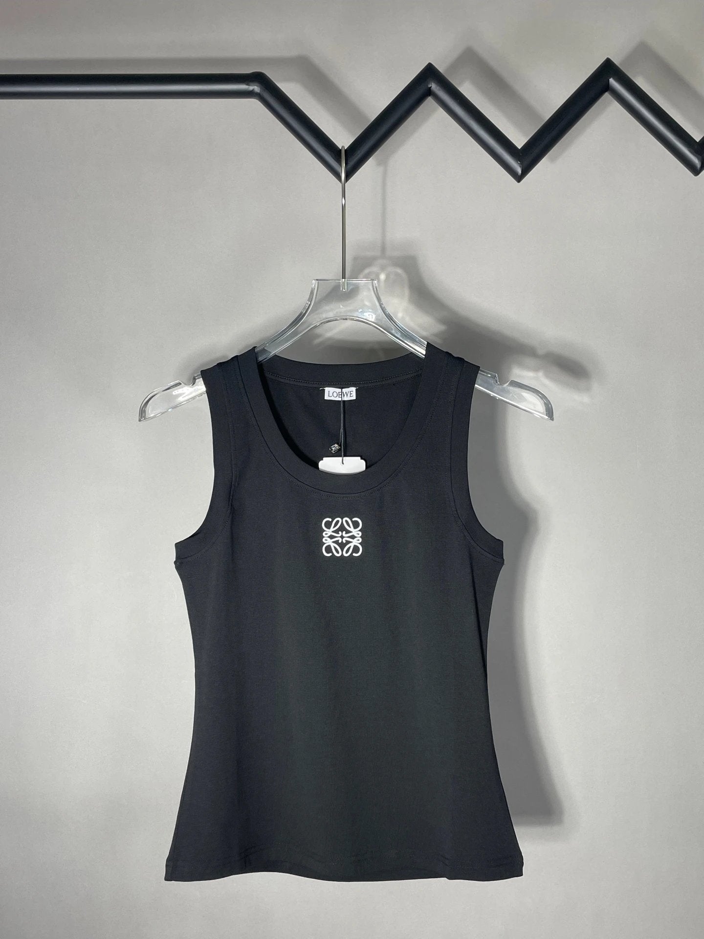 LOEWE T-shirt Embroidered Women's Vest T Sleeveless Versatile Casual Vest