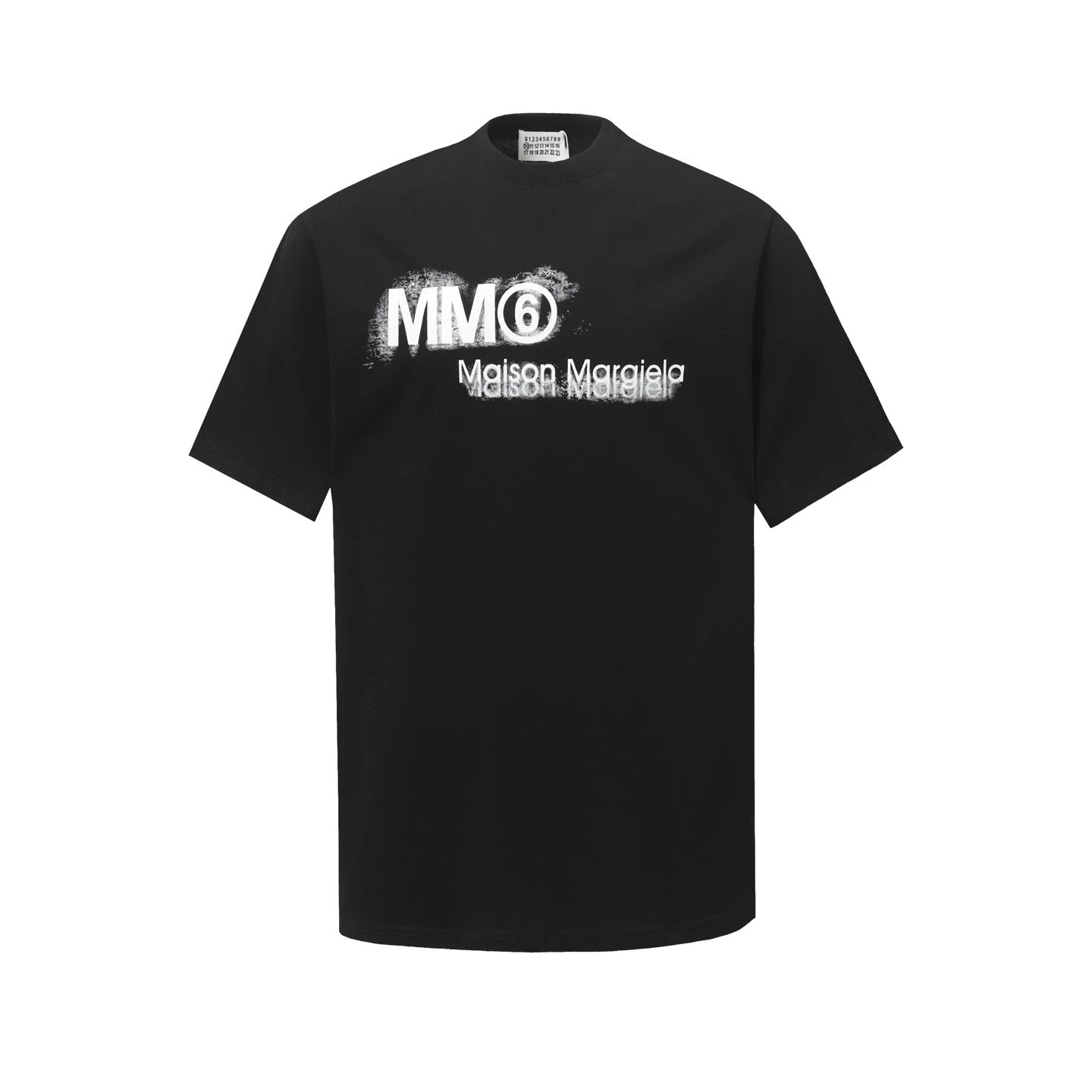 Maison Margiela T-shirt Front Chest Double Image Letter Print logo round Neck Short Sleeve25ss New pure cotton T Unisex T-Shirt OS Loose Fit Base Shirt Top Half Sleeve T-Shirt