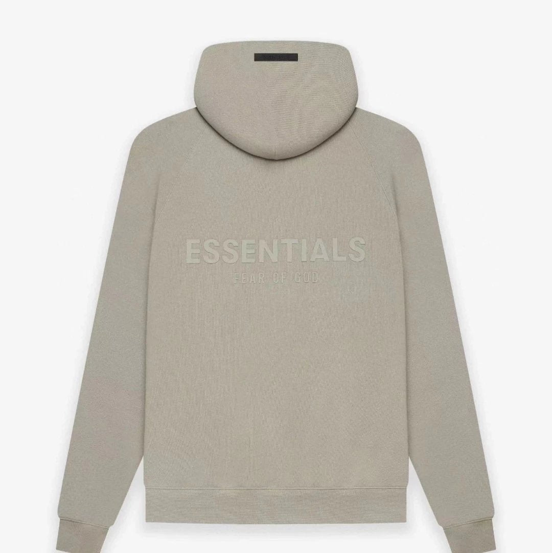 ESSENTIALS Hoodie Top Version Double Line Hooded Sweater Back Stereo Word Silicone High Street Fleece-lined Hoodie