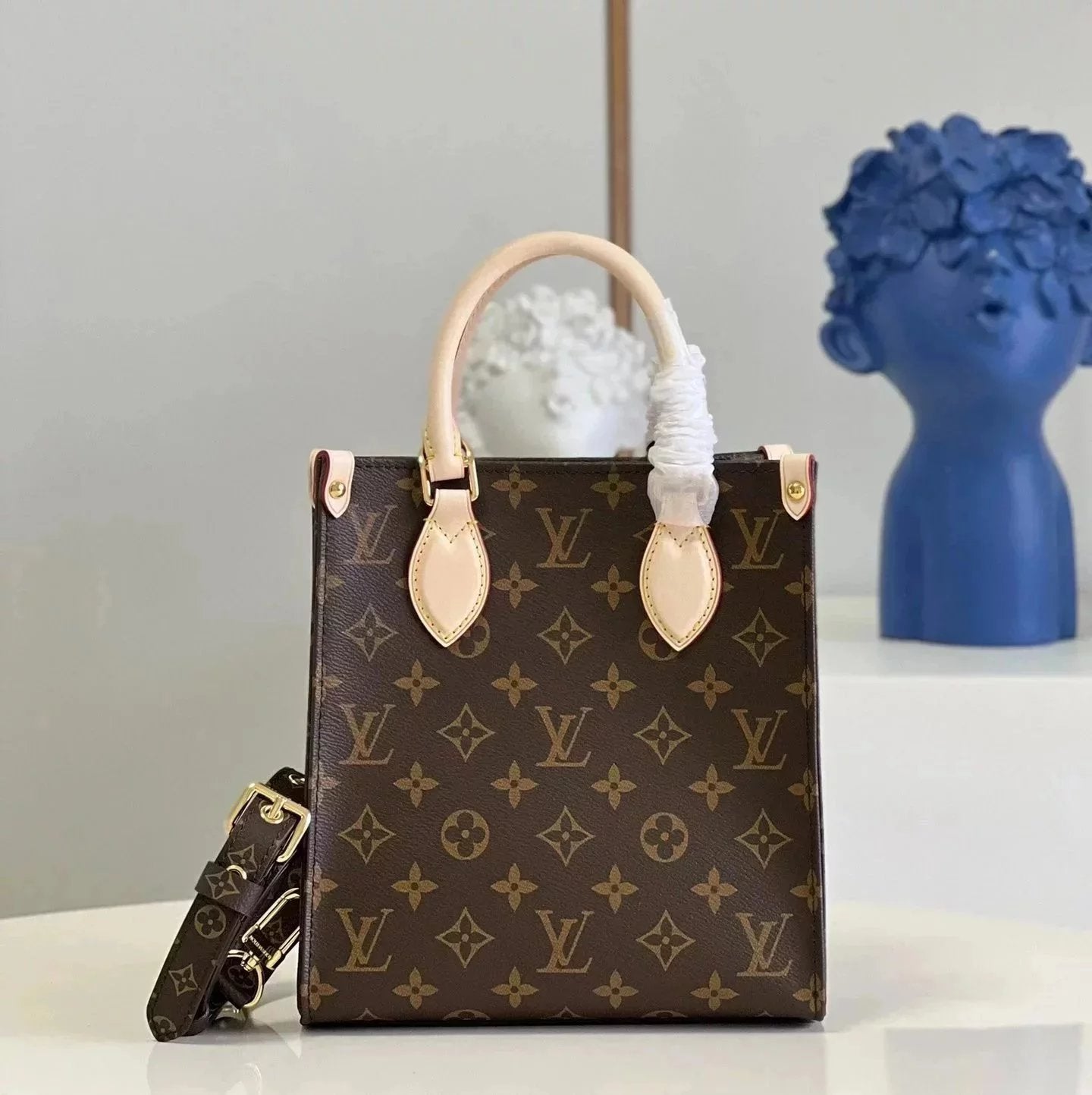 Louis Vuitton LV briefcase Top version **Original Classic Medieval Series Music Scores Bag tote Bag Tote Bag Shoulder Crossbody Handbag Briefcase with Shoulder Strap SACPIAT Handbag Men's and Women's Bags Universal Large M45858miniM45847
